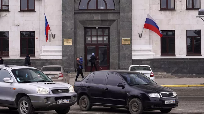 Здание Народного Совета города Луганска