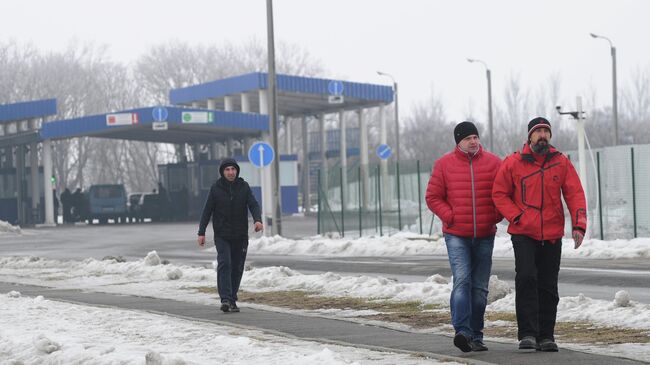 Пункт пропуска Матвеев-Курган в Ростовской области