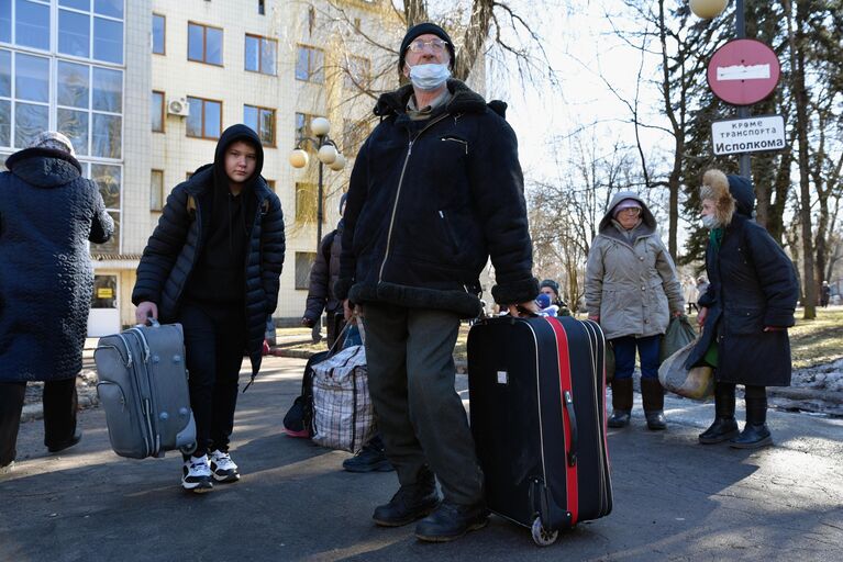 Эвакуация беженцев с территории ДНР