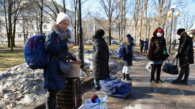 Эвакуация беженцев с территории ДНР