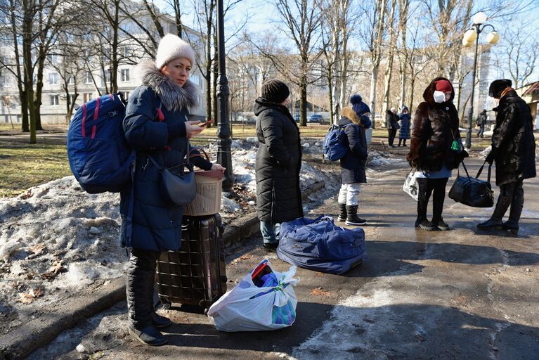 Эвакуация беженцев с территории ДНР