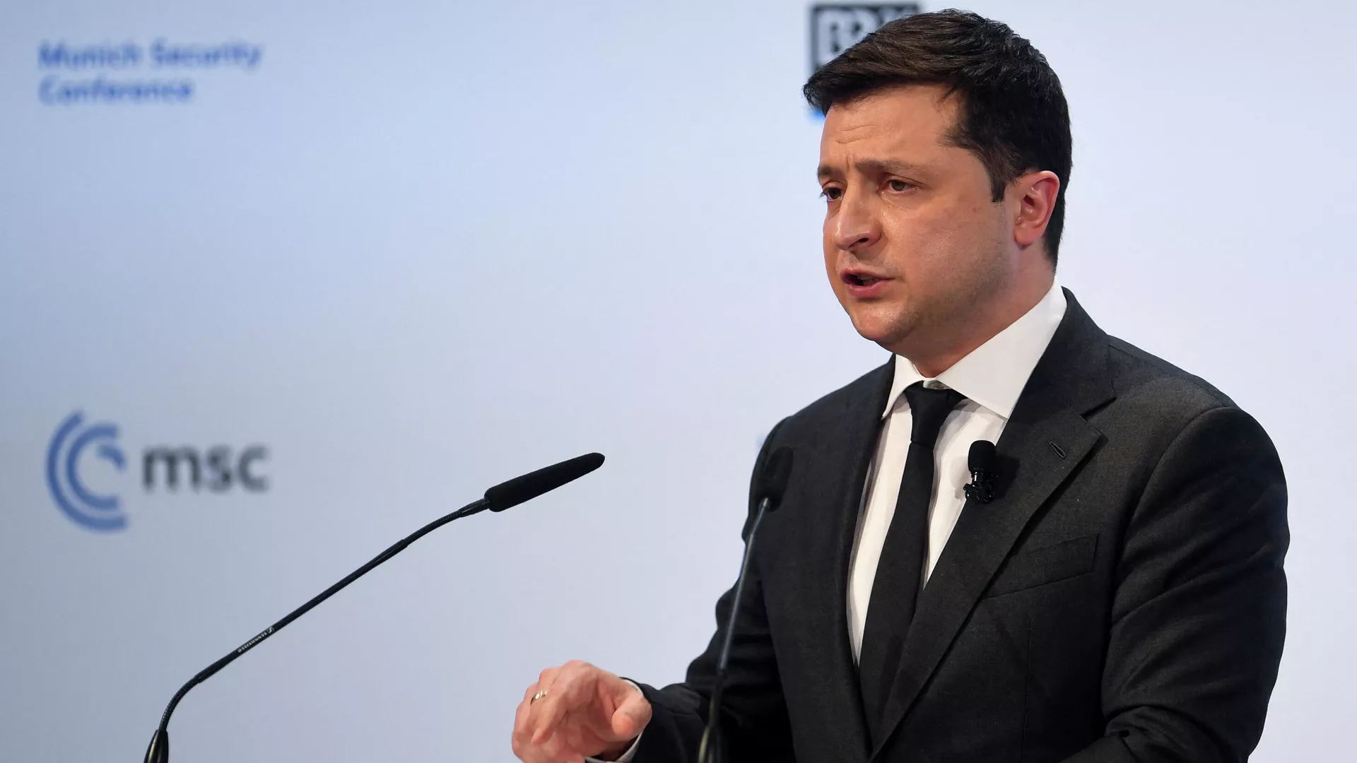 Ο Πρόεδρος της Ουκρανίας Volodymyr Zelensky μιλά στη Διάσκεψη Ασφαλείας του Μονάχου - RIA Novosti, 1920, 20.02.2022