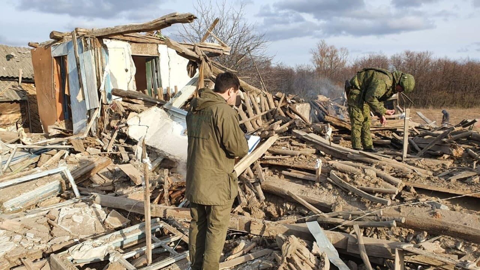 При обстреле Ростовской области с территории Украины разрушены два здания