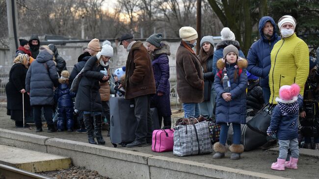 Жители Донецкой народной республики