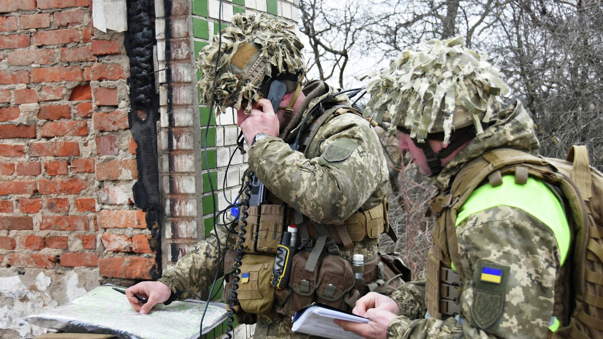 Украинские военные - РИА Новости, 1920, 20.02.2022