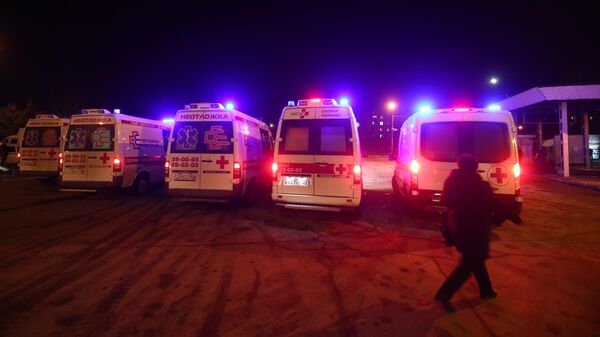 Машины скорой помощи на территории ЛНР
