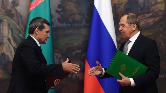 Сергей Лавров и Рашид Мередов