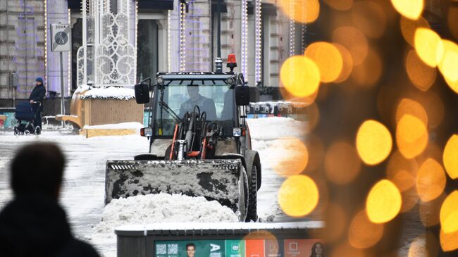 Уборка снега в Москве