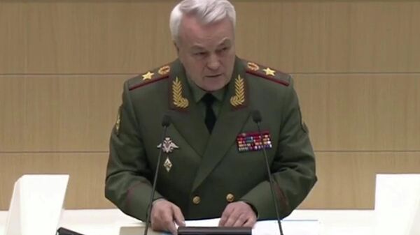 Выступление замминистра обороны РФ Панкова в Совете Федерации