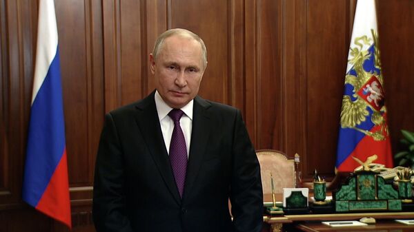 Поздравление Владимира Путина с Днем защитника Отечества