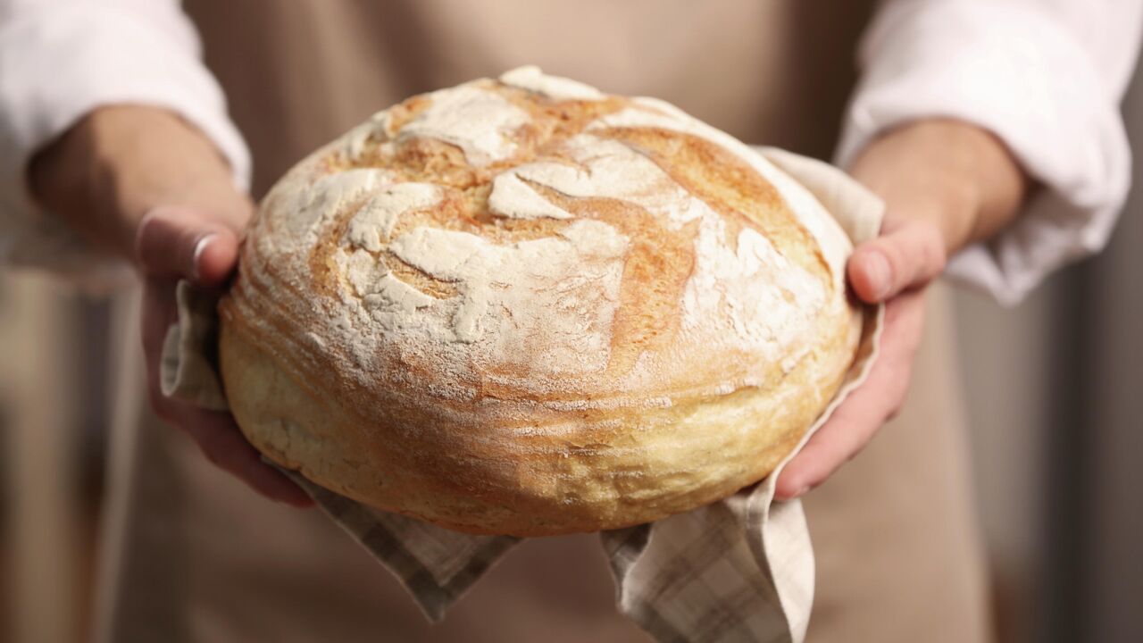 Пшеничный хлеб на ржаной закваске в духовке рецепт с фото пошагово