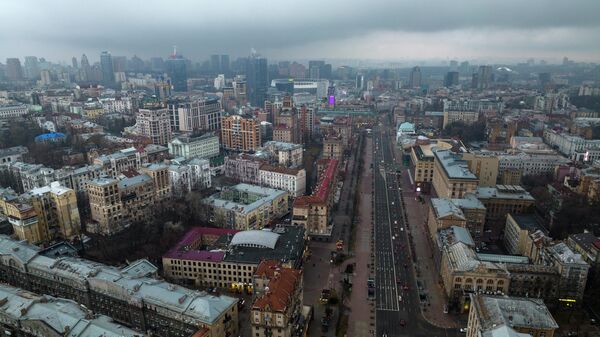Вид Киева. 24 февраля 2022 года