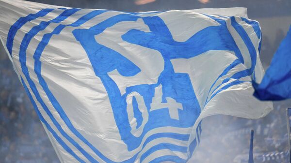 Флаг футбольного клуба Шальке