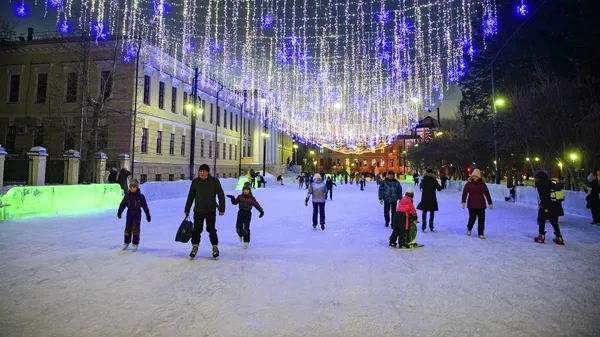 Каток в центре Томска