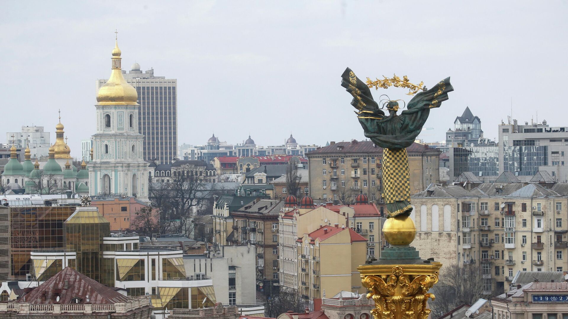 Вид на Киев. 25 февраля 2022 - РИА Новости, 1920, 16.03.2022