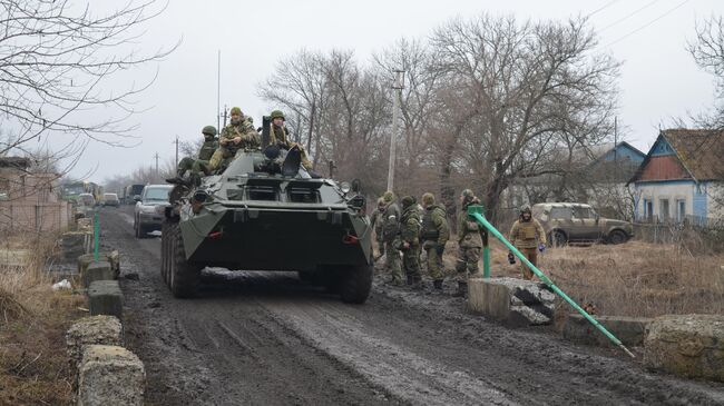 Военнослужащие армии ДНР на Мариупольском направлении