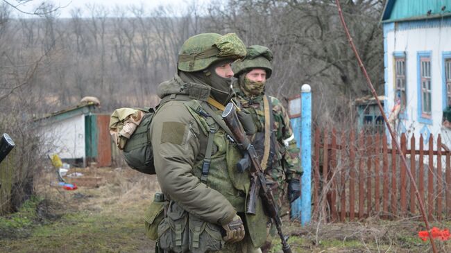 Военнослужащие армии ДНР