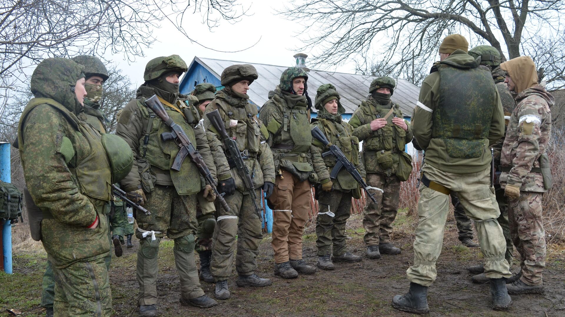 Военнослужащие армии ДНР на Мариупольском направлении - РИА Новости, 1920, 26.02.2022