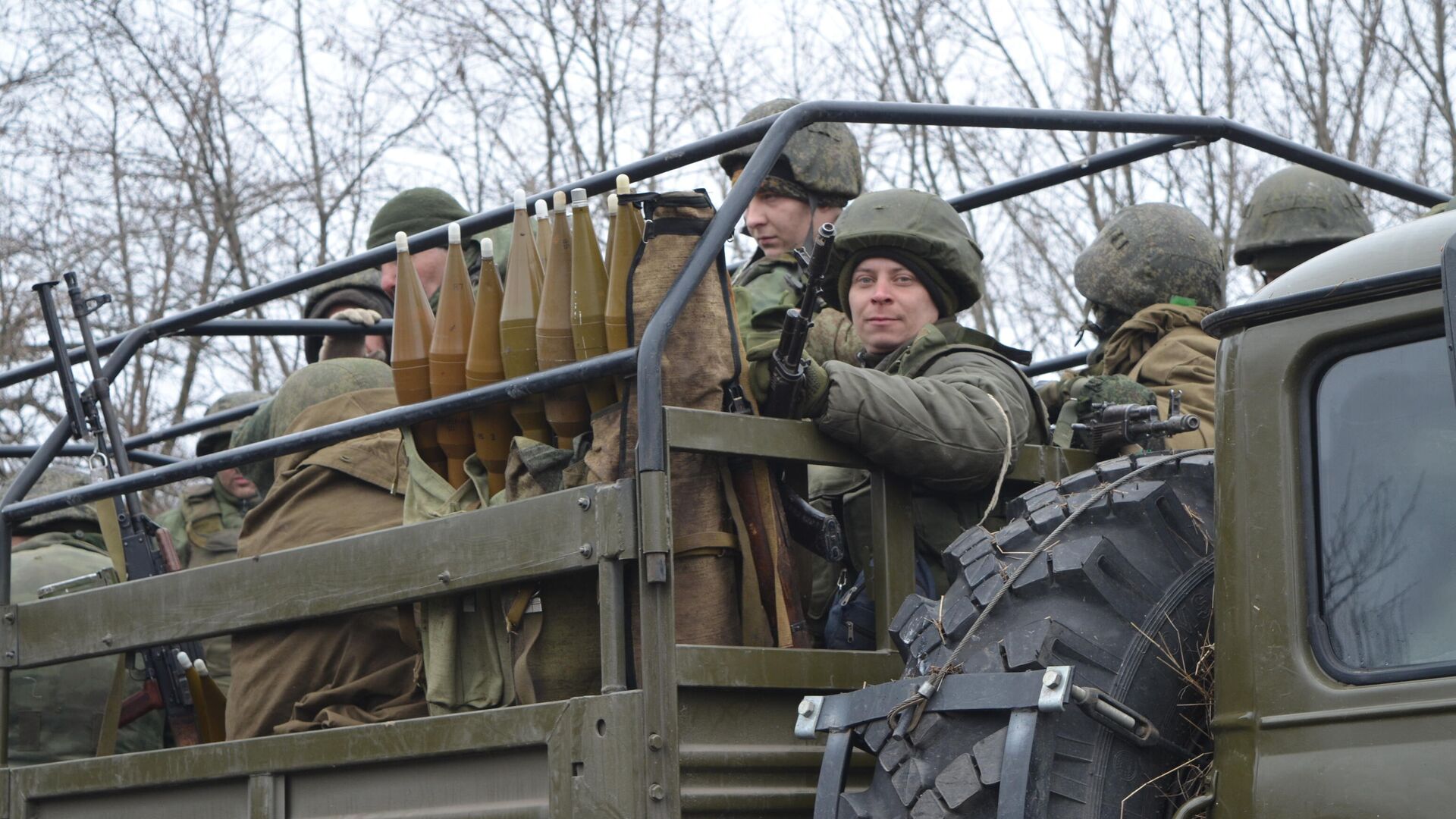 Военнослужащие армии ДНР на Мариупольском направлении - РИА Новости, 1920, 26.02.2022