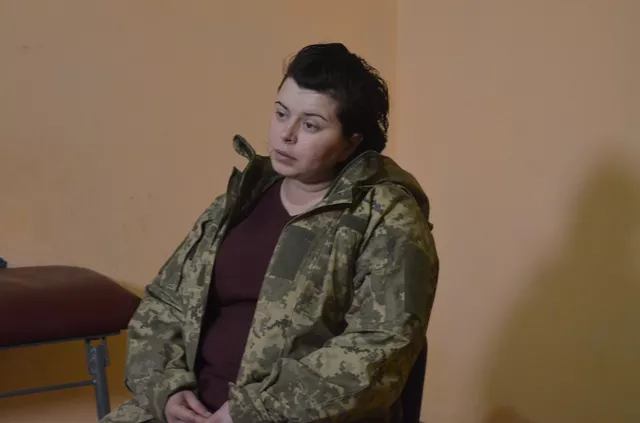 © RIA Novosti A Ukrainian soldier who voluntarily laid down her arms