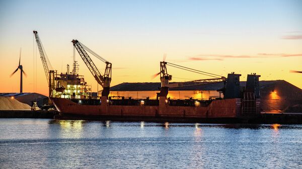 Российское судно-сухогруз Baltic Leader, задержанное в ночь на 26 февраля в проливе Ла-Манш, в порту Булонь-сюр-Мер