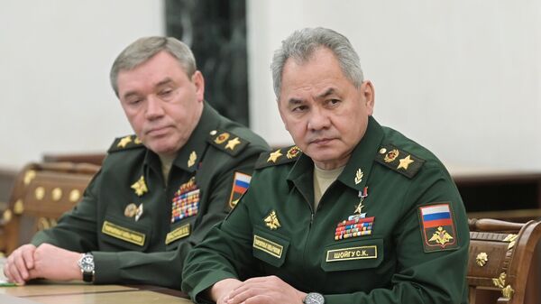 Министр обороны Сергей Шойгу и начальник Генерального штаба Вооруженных сил РФ Валерий Герасимов
