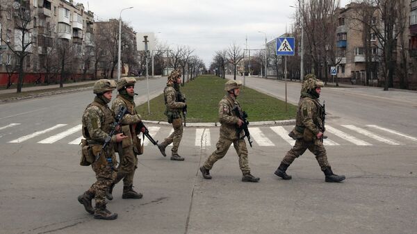 Украинские военные в Северодонецке