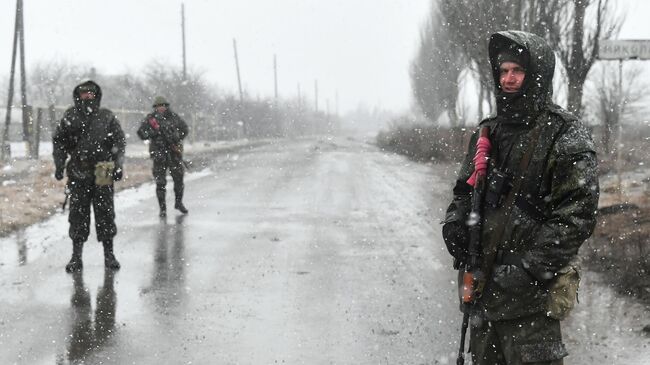 Военнослужащие народной милиции ДНР