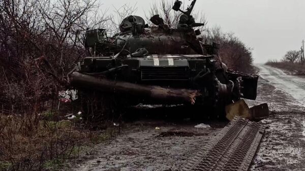 Кадры брошенной техники украинскими военными
