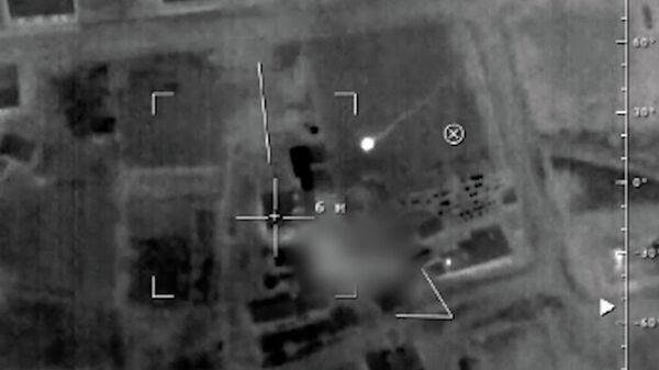 Российский беспилотник уничтожает командно-наблюдательный пункт батальона Айдар