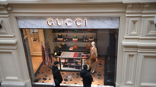 Магазин Gucci в ГУМе