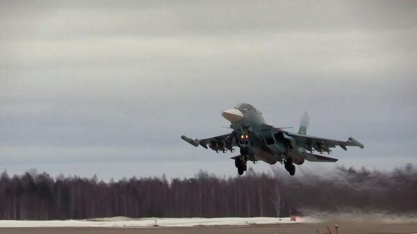 Су-34 нанесли удары по украинским объектам военной инфраструктуры