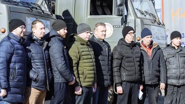 Губернатор Рязанской области Николай Любимов отправил 10 грузовиков гуманитарной помощи 