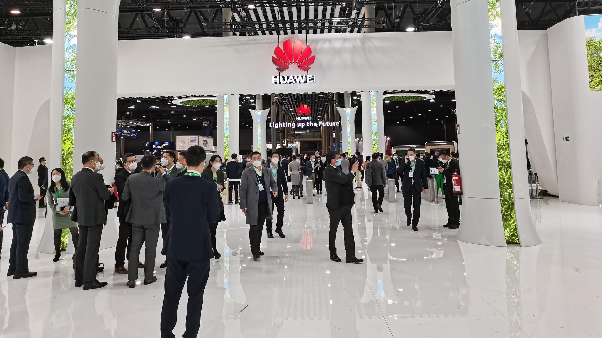 Территория Huawei на MWC 2022 в Барселоне - РИА Новости, 1920, 10.03.2022