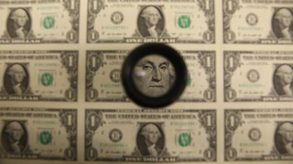 Новые банкноты номиналом в один доллар в Бюро гравировки и печати США