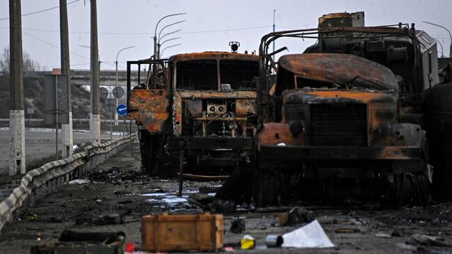 Уничтоженная военная техника Вооруженных сил Украины в Херсонской области