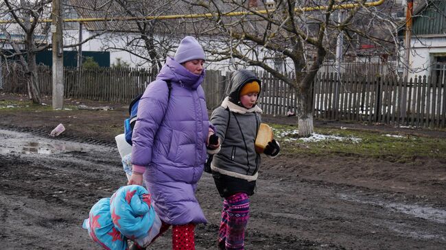 Жители Мариуполя эвакуированные из города