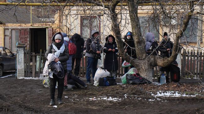 Жители Мариуполя эвакуированные из города