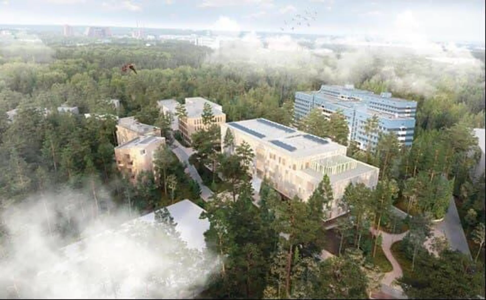 Кампус для студентов Новосибирского государственного университета Кампус для студентов Новосибирского государственного университета - РИА Новости, 1920, 14.03.2022