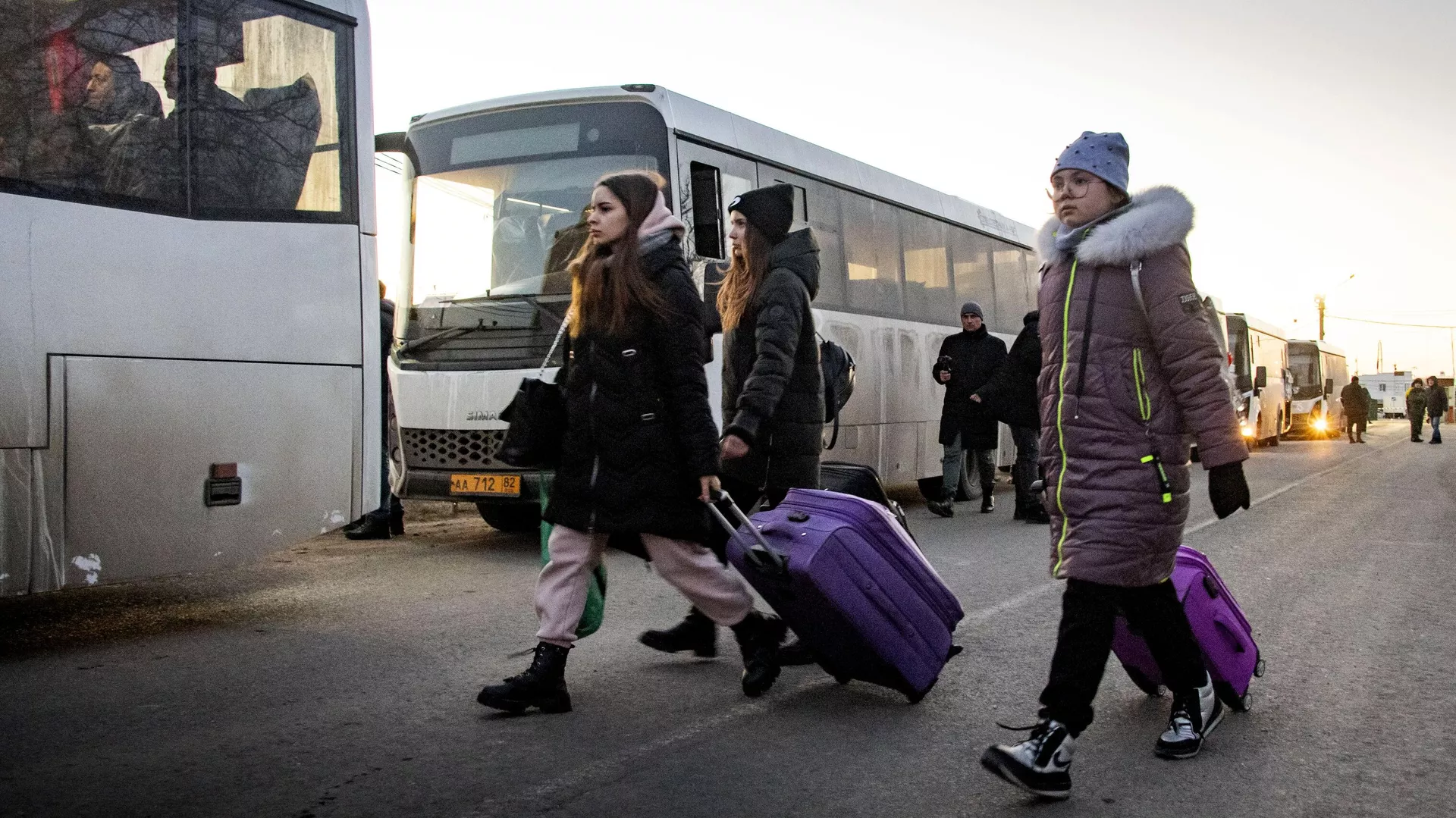 Refugees from the Kherson region - RIA Novosti, 1920, 03/19/2022