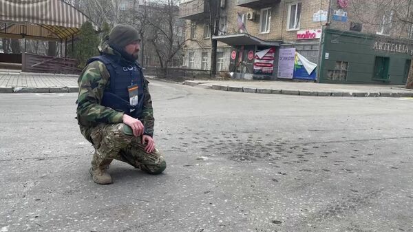 Свидетельства применения ВСУ кассетных боеприпасов в Донецке 