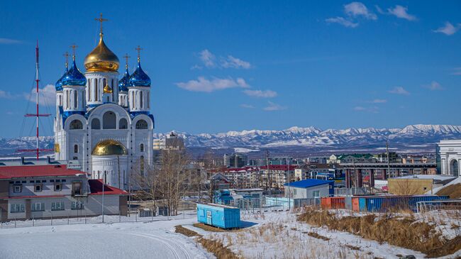 Вид на Южно-Сахалинск