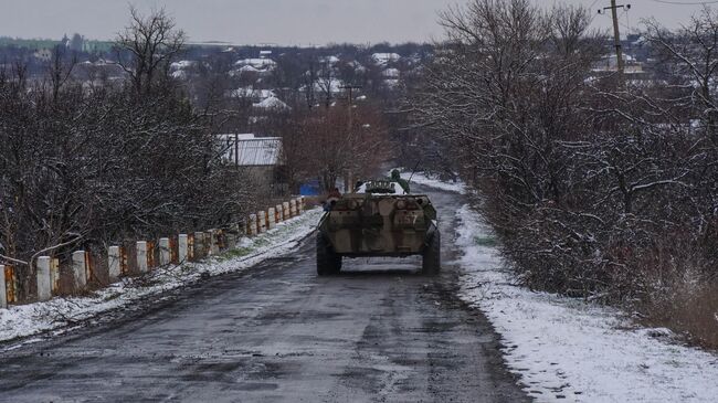 Бронетранспортер народной милиции ДНР