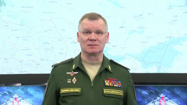 Игорь Конашенков о ситуации за сутки: Беспилотной авиацией поражены 46 военных объектов Украины