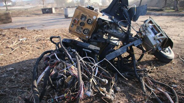 Один из сбитых в Киевской области беспилотников Байрактар ТБ-2