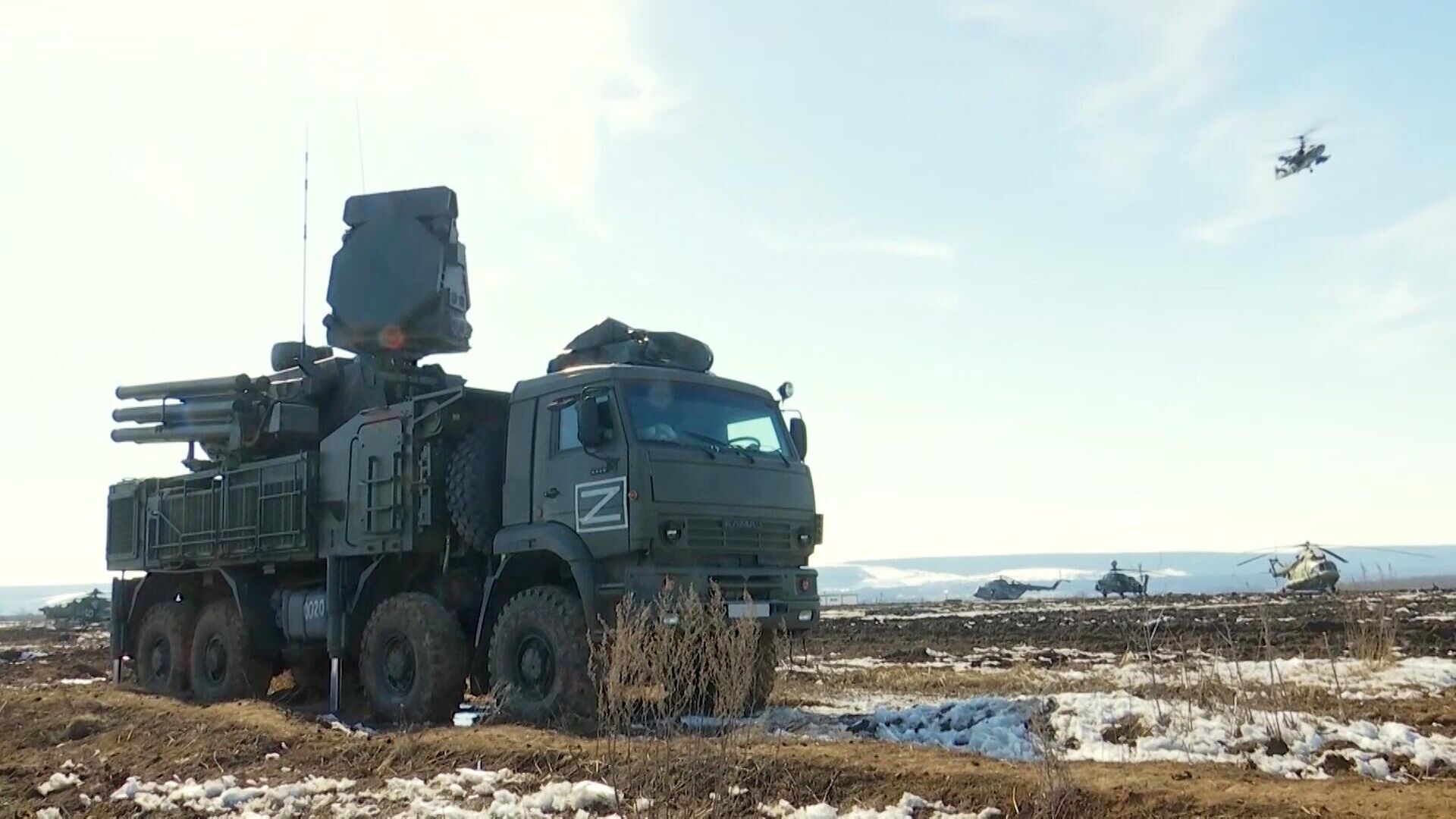 Зенитный ракетно-пушечный комплекс Панцирь-С во время специальной военной операции на Украине - РИА Новости, 1920, 22.03.2022