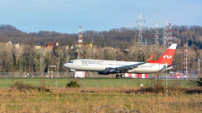 Самолет авиакомпании Nordwind