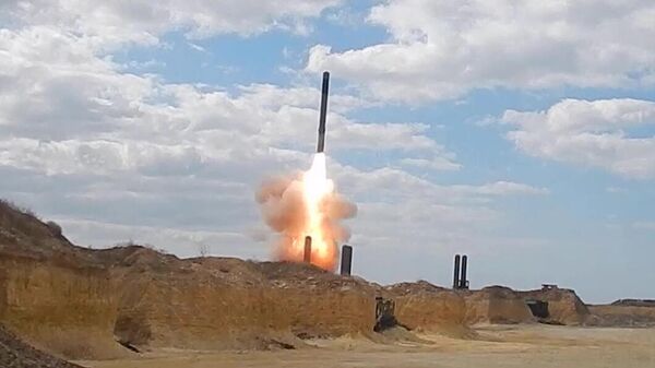 Нанесение удара с берегового ракетного комплекса Бастион по инфраструктуре украинской армии