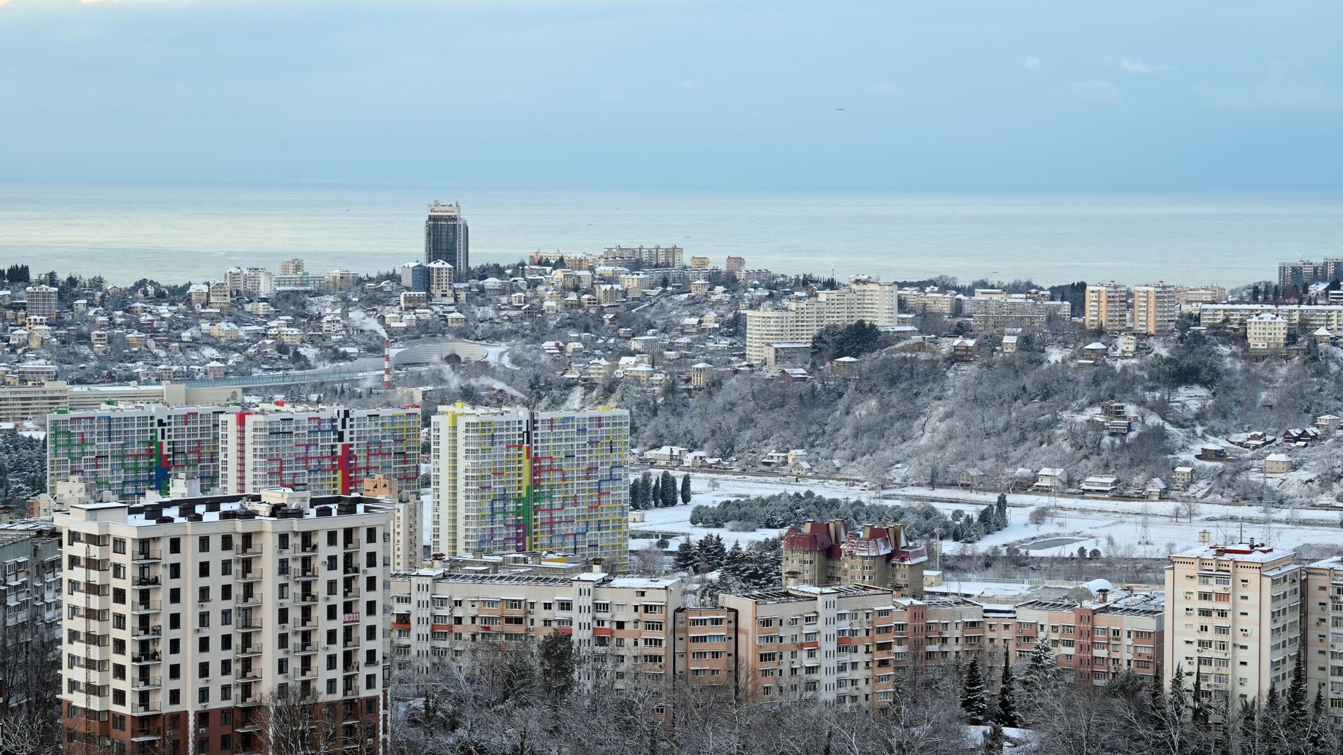 Снег в Сочи - РИА Новости, 1920, 08.04.2022