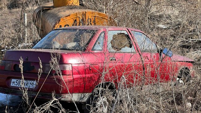 Последствия взрыва снаряда в селе Журавлевка Белгородской области